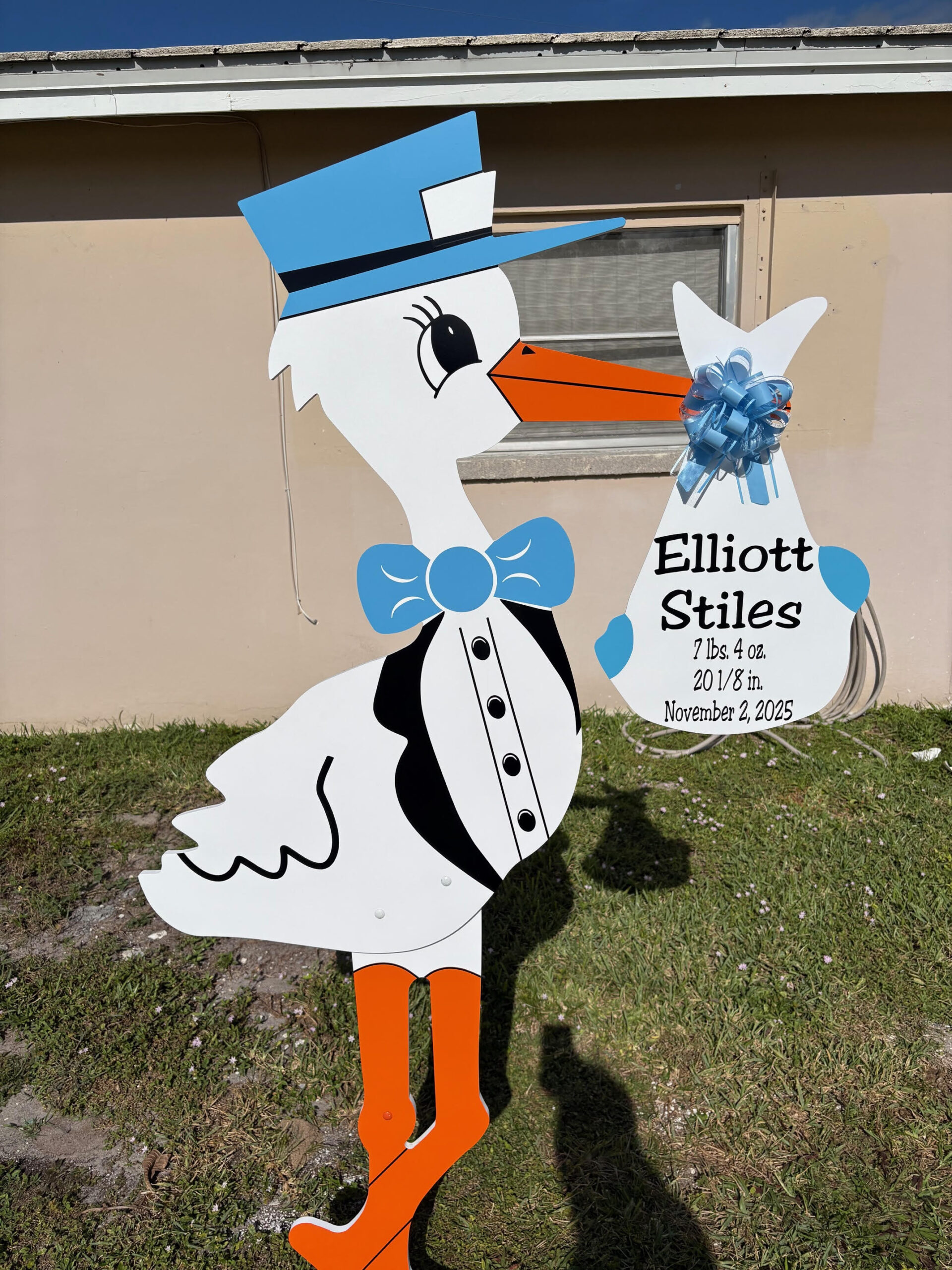 Baby Announcement Lawn Signs in Palm Beach Gardens, FL